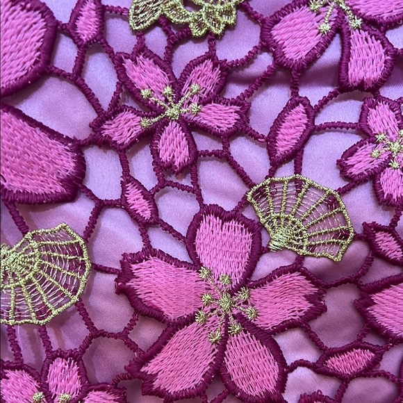 🎀 Disney Mulan: Fan Sakura Brocade Dress - Picture 6 of 7